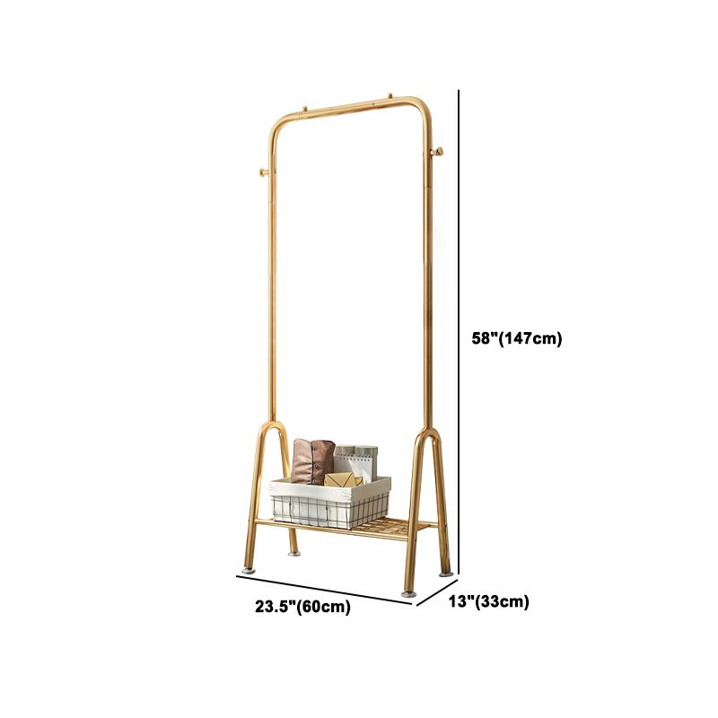 Contemporary Style Wardrobe Metal Bedroom Wardrobe Closet With Shelf Clearhalo 'Armoires & Wardrobes' 'armoires_wardrobes' 'Bedroom Furniture' 'furn' 'furn_armoires_wardrobes' 'Furniture' 1200x1200_5b2086b9-de8a-40f2-852f-c8bc9c65663e