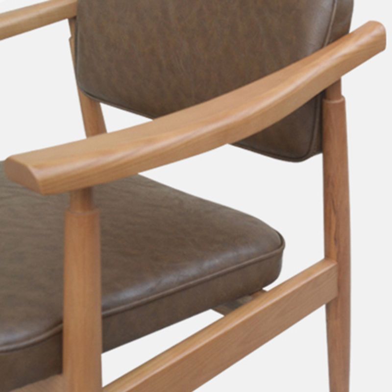 Traditionele stijl eetstoelen keukenarmzijde eetkamerstoel met houten benen
