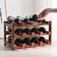 Modern Countertop Wine Rack Wood Wine Bottle Rack for Living Room Clearhalo 'furn' 'furn_wine_racks' 'Furniture' 'Kitchen & Dining Furniture' 'Wine Racks' 'wine_racks' 1200x1200_5b295ef4-2ec1-4e1d-b037-58151e93e248