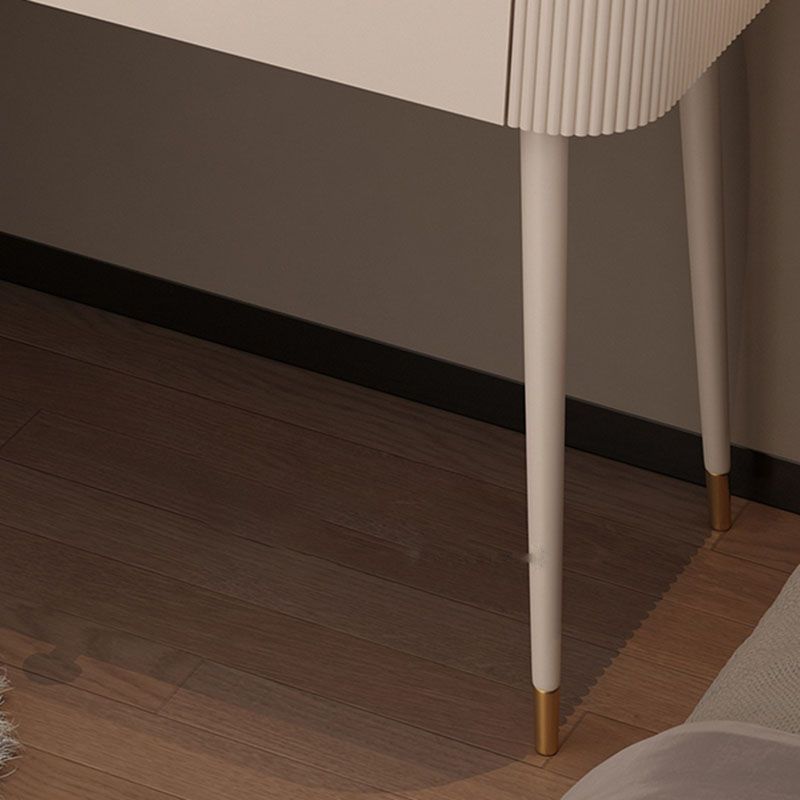 Tavolo da letto moderno a specchio illuminato tavolo da letto con cassetto