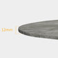 Modern Round Dining Table Sintered Stone Table with Black Pedestal Base,47.2"L x 32.7"W x 30"H Clearhalo ' dining_table' 'Dining Tables & Seating' 'Dining Tables' 'furn' 'furn_dining_table' 'Furniture' 'furniture_dining_table' 'Kitchen & Dining Furniture' 'kitchen&dining_furn' 'kitchen' 'kitchen_dining_table' 1200x1200_5b3165d2-83be-409d-9585-beabdf9375bd
