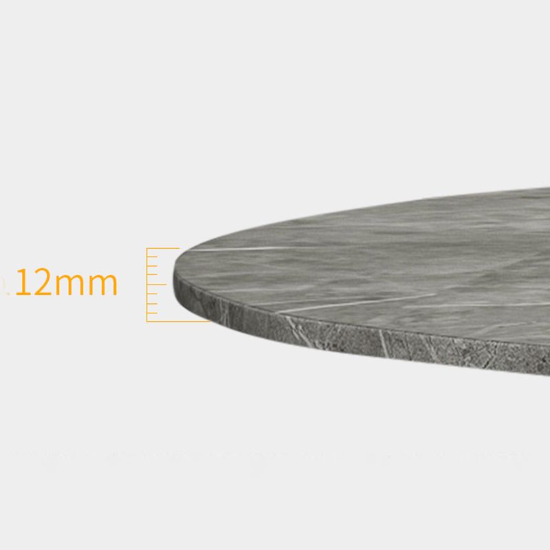 Modern Round Dining Table Sintered Stone Table with Black Pedestal Base,47.2"L x 32.7"W x 30"H Clearhalo ' dining_table' 'Dining Tables & Seating' 'Dining Tables' 'furn' 'furn_dining_table' 'Furniture' 'furniture_dining_table' 'Kitchen & Dining Furniture' 'kitchen&dining_furn' 'kitchen' 'kitchen_dining_table' 1200x1200_5b3165d2-83be-409d-9585-beabdf9375bd
