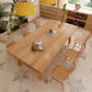 Simplicity Pine Solid Wood Dining Table Rectangular Table in Wood Color with Four-leg Clearhalo ' dining_table' 'Dining Tables & Seating' 'Dining Tables' 'furn' 'furn_dining_table' 'Furniture' 'furniture_dining_table' 'Kitchen & Dining Furniture' 'kitchen&dining_furn' 'kitchen' 'kitchen_dining_table' 1200x1200_5b32784e-29e0-4790-97af-870a70ab36ce
