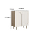 Contemporary White Wood Buffet Sideboard Adjustable Shelving Sideboard Clearhalo 'buffet_sideboard' 'Buffets & Sideboards' 'furn' 'furn_buffet_sideboard' 'Furniture' 'Kitchen & Dining Furniture' 1200x1200_5b35f23c-444c-40d4-8156-e3f98163e039