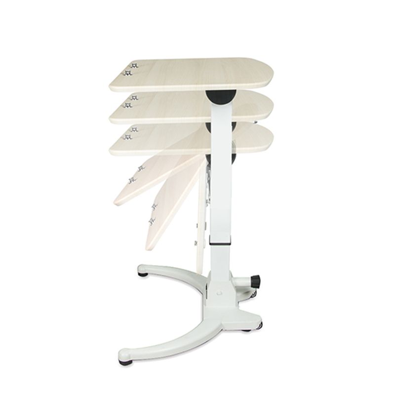 Modern Office Task Desk Freeform Shape Writing Desk with White Leg Clearhalo 'furn' 'furn_office_desk' 'Furniture' 'Office Desks' 'Office Furniture' 'office_desk' 1200x1200_5b38b339-dd53-49f3-99d7-e2609dcb78a9