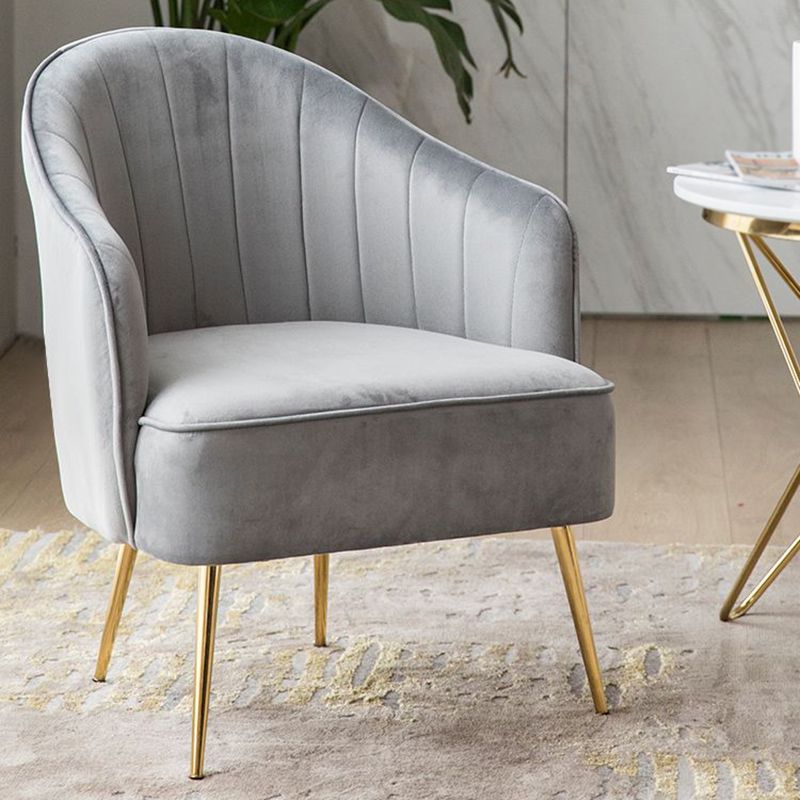 Contemporary Style Upholstered Arm Dining Chair Solid Back Side Chair for Home Clearhalo ' kitchen&dining_furn' 'Dining Chairs' 'Dining Tables & Seating' 'dining_chair' 'furn' 'furn_dining_chair' 'Furniture' 'furniture_dining_chair' 'Kitchen & Dining Furniture' 'kitchen' 1200x1200_5b3aad6d-1a2d-48fa-9323-9a8d57b1dd31