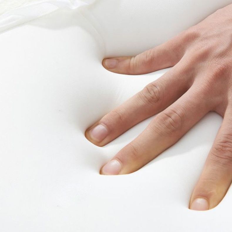 Silla de planeador de ocio silla de cuero por falso resistente al agua de color puro con otomana