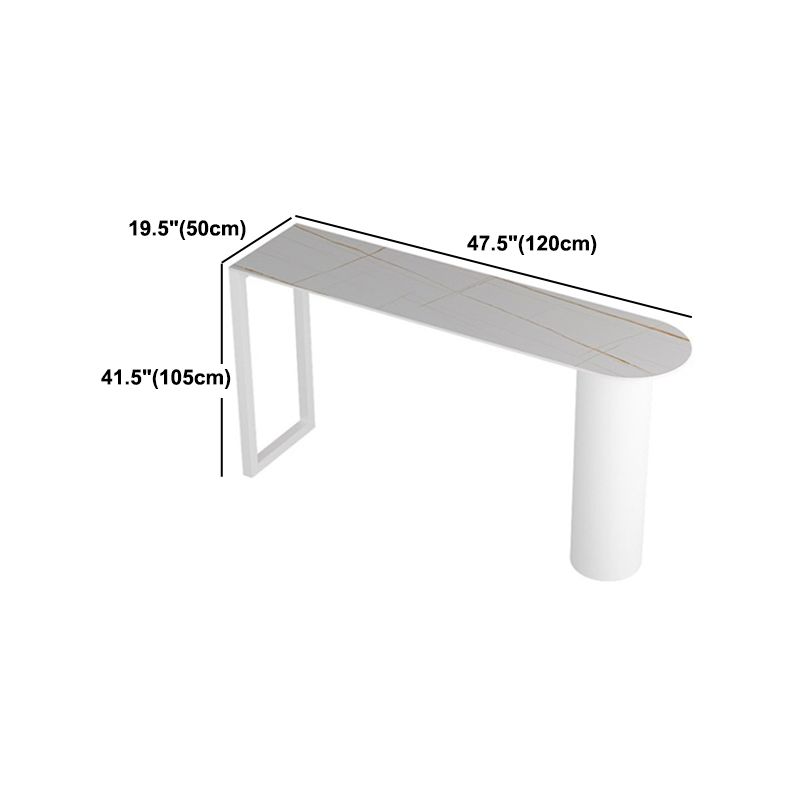 Modern 1/2/3/5 Pieces Bar Table Set Rectangle Stone Bar Table with High Stools Clearhalo 'Bar Furniture' 'furn' 'furn_home_bar_bar_sets' 'Furniture' 'Home Bars & Bar Sets' 'home_bar_bar_sets' 'Kitchen & Dining Furniture' 1200x1200_5b3e7c8e-9d0d-4d12-af12-e1e9c9d3ea3b