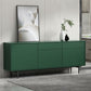 Modern Wooden Storage Sideboard Rectangle Sideboard Cabinet with Drawers and Doors Clearhalo 'buffet_sideboard' 'Buffets & Sideboards' 'furn' 'furn_buffet_sideboard' 'Furniture' 'Kitchen & Dining Furniture' 1200x1200_5b41a121-666f-42e8-a5ae-730d5b11defa