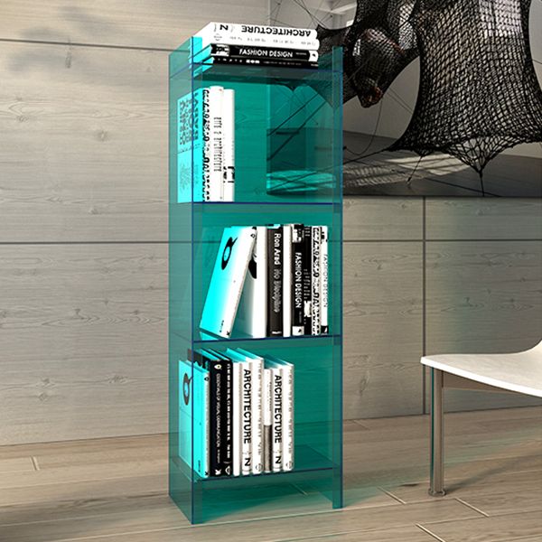 Closed Back Acrylic Standard Bookshelf Vertical Glam Bookshelf for Living Room Clearhalo 'Bookcases' 'furn' 'furn_bookcases' 'Furniture' 'furniture_bookcases' 'kitchen' 'kitchen_bookcases' 'Living Room Furniture' 'Office Furniture' 1200x1200_5b428922-54b9-47a1-bdf7-9253fd79ae86