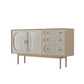 Glam Faux Wood Sideboard for Home Beige Indoor Dining Buffet with Drawers Clearhalo 'buffet_sideboard' 'Buffets & Sideboards' 'furn' 'furn_buffet_sideboard' 'Furniture' 'Kitchen & Dining Furniture' 1200x1200_5b4474ae-30bd-4119-81d5-46827460ef55