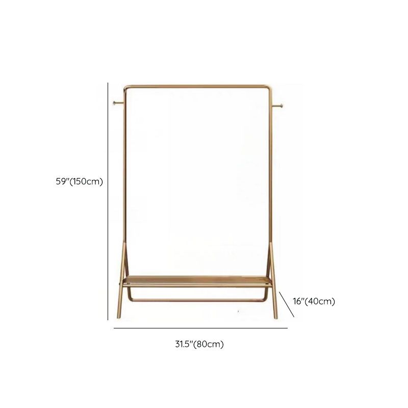 Glamargtrack Metall gerahmt Hanging Rail Regal Eingangshalle mit Spiegel