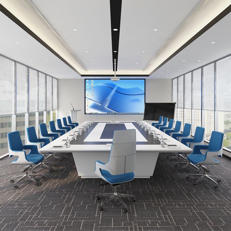 Chaise de bureau à toboggan sans bras moderne chaise de bureau de hauteur de siège réglable avec roues