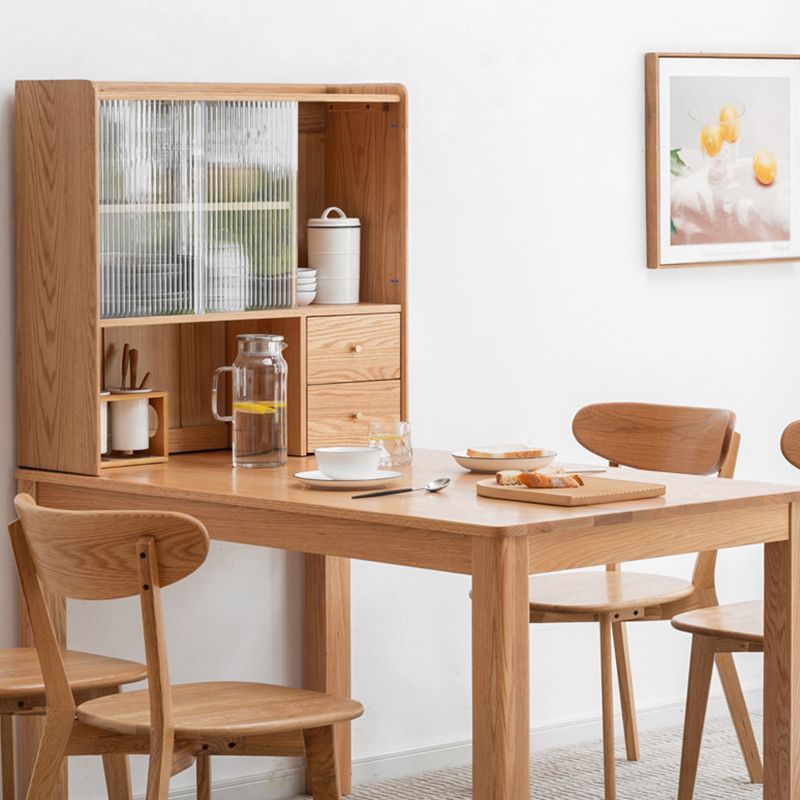 Rectangle Oak Solid Wood Table Modern Dining Table with 4 Legs for Restaurant Clearhalo ' dining_table' 'Dining Tables & Seating' 'Dining Tables' 'furn' 'furn_dining_table' 'Furniture' 'furniture_dining_table' 'Kitchen & Dining Furniture' 'kitchen&dining_furn' 'kitchen' 'kitchen_dining_table' 1200x1200_5b45b76e-5d6f-4950-aa4e-16037dc40ade