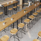Brown Solid Wood Bar Table Black Legs and Metal Base Bar Table Clearhalo 'Bar Furniture' 'Bar Tables' 'bar_tables' 'furn' 'furn_bar_tables' 'Furniture' 'Kitchen & Dining Furniture' 1200x1200_5b49f3d2-adf4-40c0-b184-98b5fe8cfcee