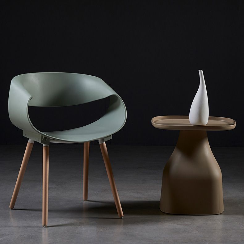 Scandinavian Armless Dining Chairs Side Dining Chairs with Wood Legs (Set of 2) Clearhalo ' kitchen&dining_furn' 'Dining Chairs' 'Dining Tables & Seating' 'dining_chair' 'furn' 'furn_dining_chair' 'Furniture' 'furniture_dining_chair' 'Kitchen & Dining Furniture' 'kitchen' 1200x1200_5b49fc6d-44e5-4d65-998f-854ebfc46288