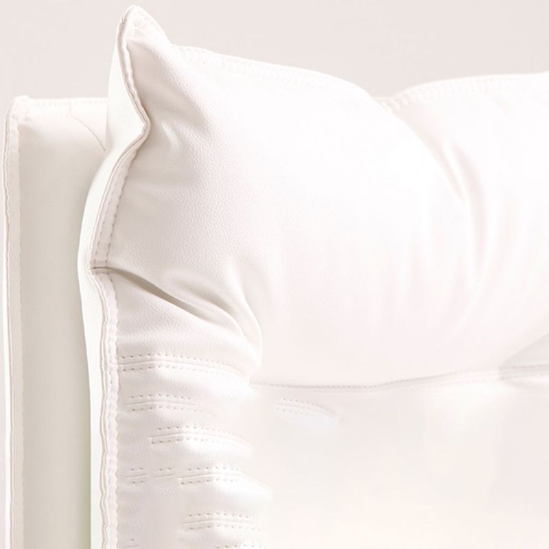 Modern Upholstered Task Chair Faux Leather Arm Chair with Wheels Clearhalo 'furn' 'furn_office_chair' 'Furniture' 'Office Chairs' 'Office Furniture' 'office_chair' 1200x1200_5b50b0b4-82f1-4eeb-bb0e-aa9acc42b1e1