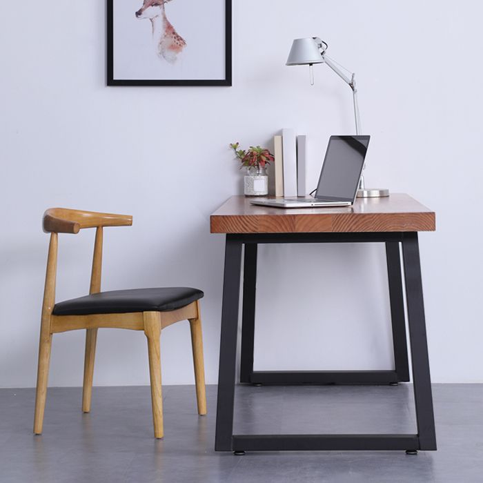 29 "H Industrieel Writing Desk rechthoekig vaste houten bureau