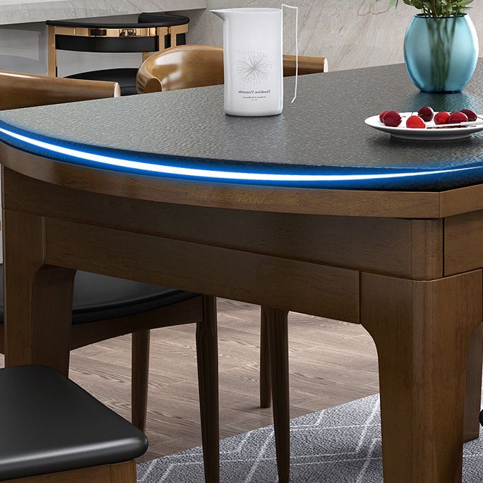 Modern Scalable Stone Dining Table Rubber Legs for Dining Room Clearhalo 'Dining Tables & Seating' 'Dining Tables' 'dining_table' 'furn' 'furn_dining_table' 'Furniture' 'Kitchen & Dining Furniture' 1200x1200_5b53b3fb-1b43-45d2-983f-0b5c7f1ea9a4