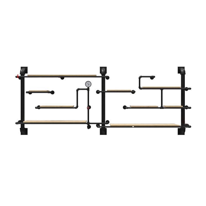 Metal Floating Bookcase Industrial Style Wall Mounted Closed Back Shelf Clearhalo 'Bookcases' 'furn' 'furn_bookcases' 'Furniture' 'furniture_bookcases' 'kitchen' 'kitchen_bookcases' 'Living Room Furniture' 'Office Furniture' 1200x1200_5b53c7b7-8559-461b-b714-7fb14eefd107