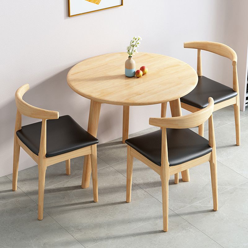 Solid Wood Dining Room Table Round Dining Table for Dining Room