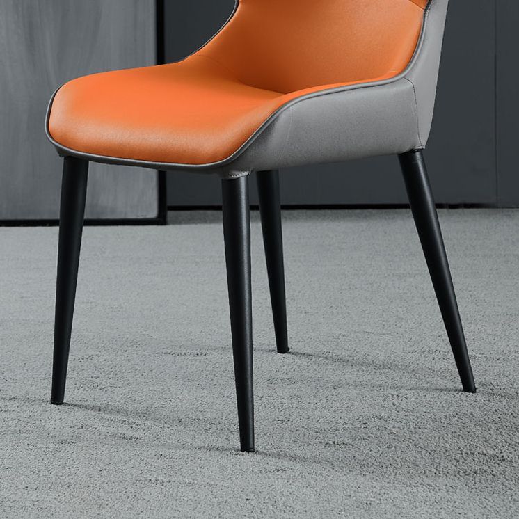 Home Upholstered Armless Dining Chairs Side Chairs with Metal Legs (Set of 2) Clearhalo ' kitchen&dining_furn' 'Dining Chairs' 'Dining Tables & Seating' 'dining_chair' 'furn' 'furn_dining_chair' 'Furniture' 'furniture_dining_chair' 'Kitchen & Dining Furniture' 'kitchen' 1200x1200_5b62c0b1-65ab-431f-8894-d25a32ec8ae9