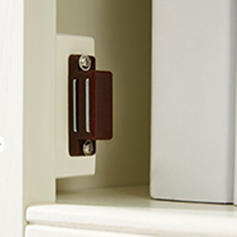 Libreria bianca contemporanea Scaffale di libri di legno standard