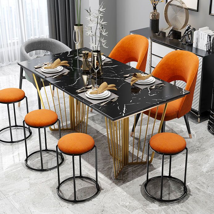 Modern Ottoman Velvet Upholstered Tear Resistant Round Ottoman with Chair Legs Clearhalo 'furn' 'furn_ottomans_poufs' 'Furniture' 'Living Room Furniture' 'Ottomans & Poufs' 'ottomans_poufs' 1200x1200_5b65307d-c822-418c-a7b4-ae46b1bb4ac6