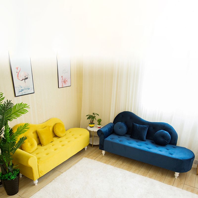 Glam Chaise Lounge Divano Chaise Lounge in velluto per soggiorno