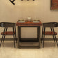 Industrial Wooden Dining Table Brown Square Table with Sled Base for Dinning Room Clearhalo ' dining_table' 'Dining Tables & Seating' 'Dining Tables' 'furn' 'furn_dining_table' 'Furniture' 'furniture_dining_table' 'Kitchen & Dining Furniture' 'kitchen&dining_furn' 'kitchen' 'kitchen_dining_table' 1200x1200_5b66448b-1a1a-4fe9-b735-7a7a40485f71