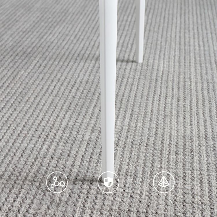 Modern White Dining Table Set 1/4/5/6/7 Pieces Dinette Set for Kitchen