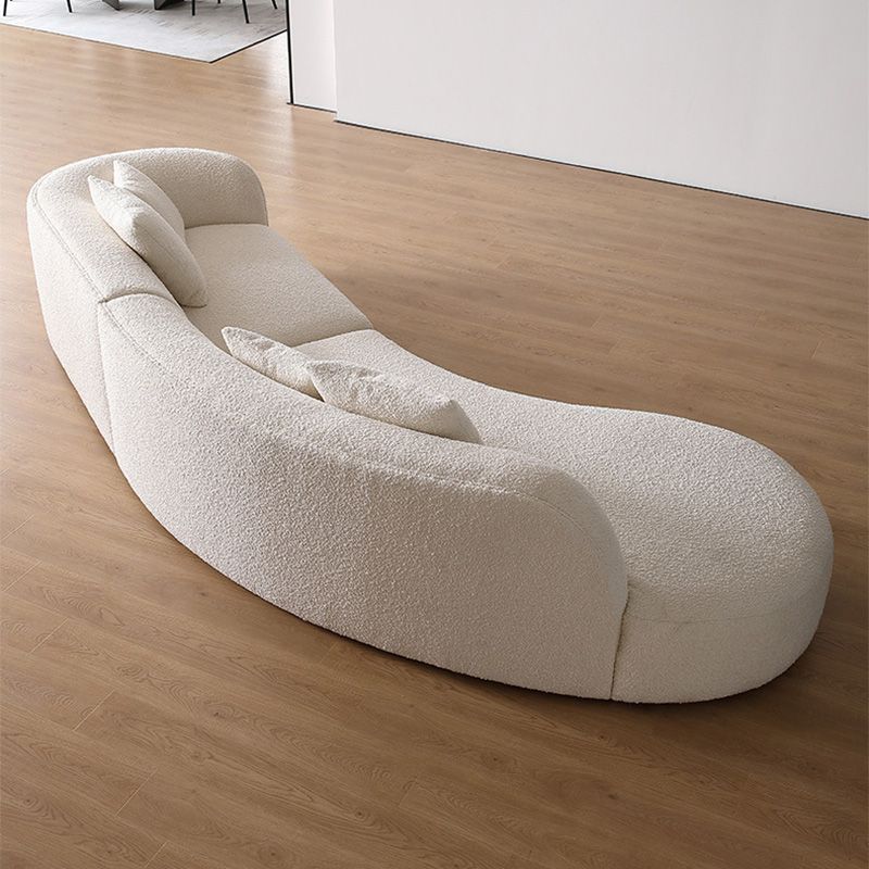 Scandinavian Beige Curved Sectional for Apartment and Living Room Clearhalo 'furn' 'furn_sectionals' 'Furniture' 'Living Room Furniture' 'Sectionals' 1200x1200_5b69c040-eb43-4ffd-9cd1-1f06ebacbd9d