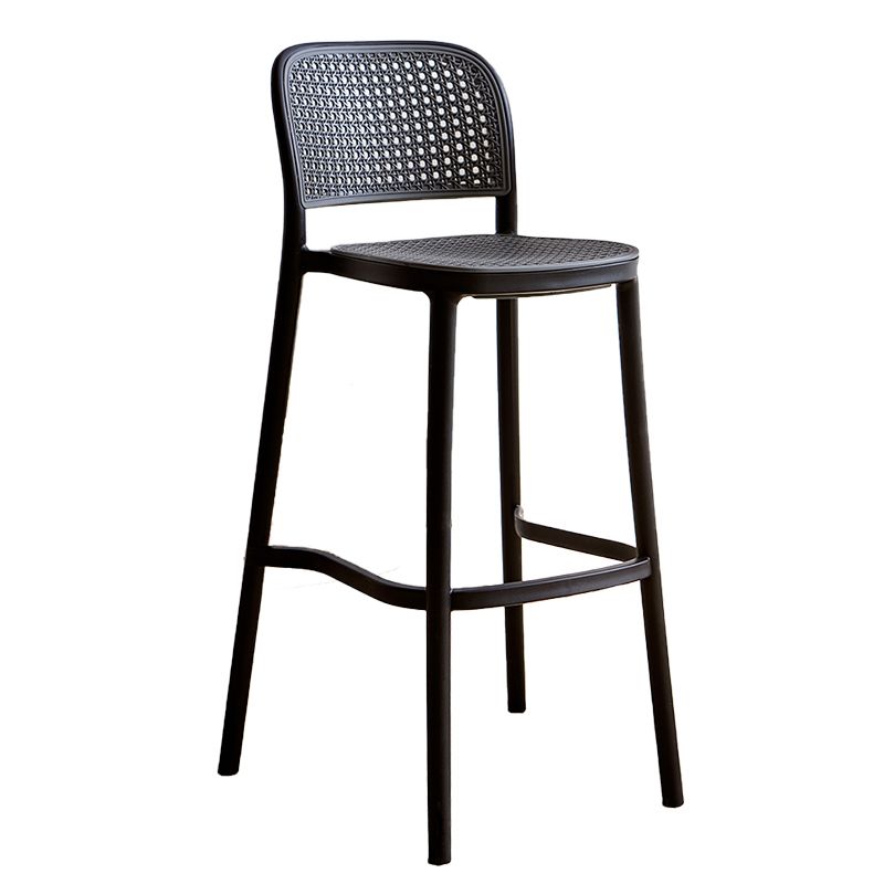 Plastic Matte Finish Bar Chairs for Home Modern Indoor Bar Stools Clearhalo 'Bar Furniture' 'Bar Stools' 'bar_stools' 'furn' 'furn_bar_stools' 'Furniture' 'Kitchen & Dining Furniture' 1200x1200_5b6e839e-4840-4601-a6c2-bf0eed52d9b7