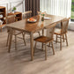 Modern Style Solid Wood Dining Set with Standard Height Table and 4 Legs Base for Home Use Clearhalo 'Dining Room Sets' 'Dining Tables & Seating' 'dining_room_set' 'furn' 'furn_dining_room_set' 'Furniture' 'furniture_dining_room_set' 'Kitchen & Dining Furniture' 'kitchen&dining_furn' 'kitchen' 1200x1200_5b6f6195-b00b-4189-a032-df8d275b803a