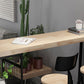 Industrial Rectangle Bistro Bar Desk Solid Wood Bistro Table for Indoor Clearhalo 'Bar Furniture' 'Bar Tables' 'bar_tables' 'furn' 'furn_bar_tables' 'Furniture' 'Kitchen & Dining Furniture' 1200x1200_5b7003a0-3a5b-4c49-a5d9-0f5711857843