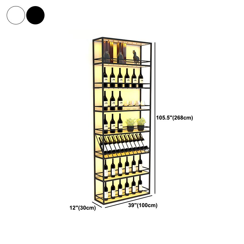 Porte-bouteille à vin industriel en bois Fabriqué le support de bouteille en bois en noir mat