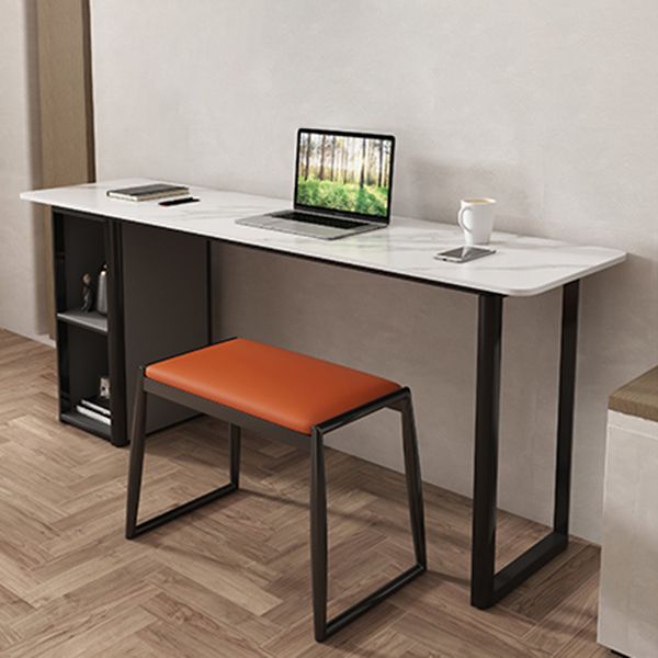 Metal and Slate Rectangular Table, Gorgeous Style Home Minimalist Balcony Bar Table Clearhalo 'Bar Furniture' 'Bar Tables' 'bar_tables' 'furn' 'furn_bar_tables' 'Furniture' 'Kitchen & Dining Furniture' 1200x1200_5b76762d-c7e7-4306-a713-f8d6a25aa82f