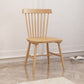 Silla de comedor de madera contemporánea silla lateral de viento en el acabado mate para interiores