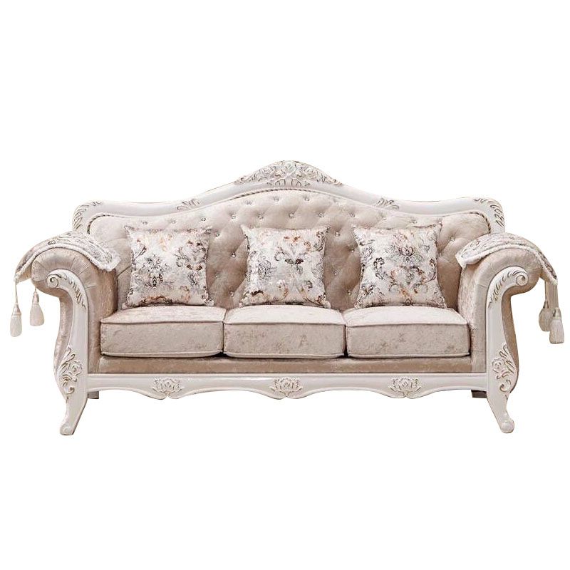 French Country Standard Rolled Arm Settee Tufted Back Couch for Three People Clearhalo 'furn' 'furn_sofas' 'Furniture' 'furniture_sofas' 'Living Room Furniture' 'Sofa' 'sofas' 1200x1200_5b774da0-95a0-46c6-8fa3-dd69bddca199
