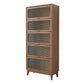 Wood Accent Cabinet, Glass Doors Storage Cabinet - Solid Wood Clearhalo 'Cabinets & Chests' 'cabinets_chests' 'furn' 'furn_cabinets_chests' 'Furniture' 'Living Room Furniture' 1200x1200_5b796f7a-2b1c-44d8-a3a0-de9644b0465c