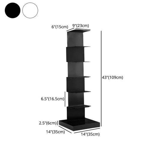 13.78"W Bookshelf Contemporary Style Invisible Bookcase for Office and Home Clearhalo 'Bookcases' 'furn' 'furn_bookcases' 'Furniture' 'furniture_bookcases' 'Office Furniture' 1200x1200_5b797616-0523-4e9a-81d8-094f46fe90c7
