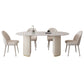 Stone Top Dining Table Traditional Luxury Table with Sled Base in White Clearhalo ' dining_table' 'Dining Tables & Seating' 'Dining Tables' 'furn' 'furn_dining_table' 'Furniture' 'furniture_dining_table' 'Kitchen & Dining Furniture' 'kitchen&dining_furn' 'kitchen' 'kitchen_dining_table' 1200x1200_5b7c13d5-e3b7-4cec-a3d3-ca5dd7b1f916
