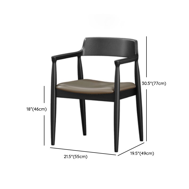 Muebles modernos de madera maciza 1/2/3/4 PCS Altura estándar Mesa de comedor Juego para hogar