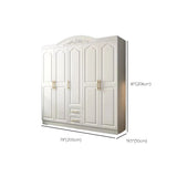 French Country Wardrobe Armoire White Wooden Wardrobe Cabinet Clearhalo 'Armoires & Wardrobes' 'armoires_wardrobes' 'Bedroom Furniture' 'furn' 'furn_armoires_wardrobes' 'Furniture' 1200x1200_5b7ed6ed-1759-426f-b36f-44c9348f3e18