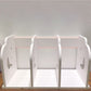 White Book Shelf Modern & Contemporary Shelf Bookcast voor Home Office