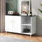 39 "l moderner Sideboard -Holzbuffet -Server mit offenem Speicher