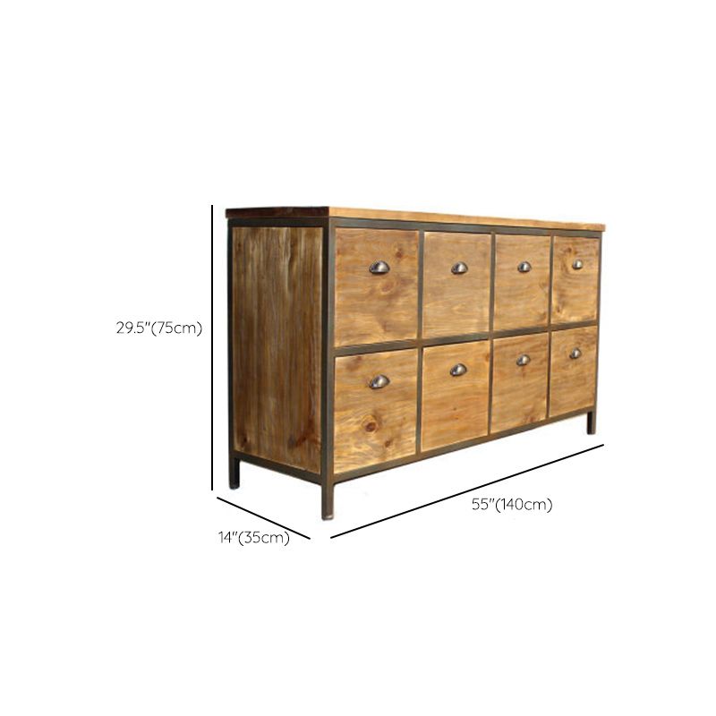 29.5" Tall Solid Wood Apothecary Accent Chest Rectangular Storage Cabinet with Drawers Clearhalo 'Cabinets & Chests' 'cabinets_chests' 'furn' 'furn_cabinets_chests' 'Furniture' 'Living Room Furniture' 1200x1200_5b81b41b-16a6-41f2-ade3-bff212615a54