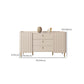 Glam Buffet Sideboard Armabies White 3 cassetti a buffet per soggiorno