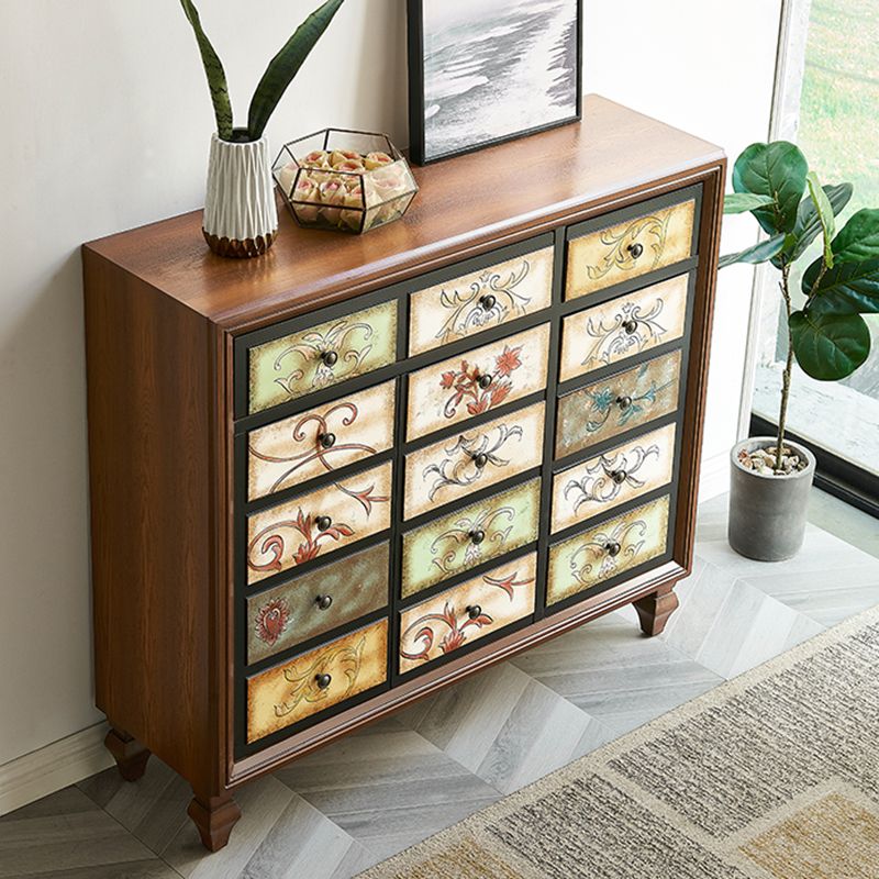 Casa di casa in legno moderno tavolo da sideboard rettangolare minimalista con cassetti