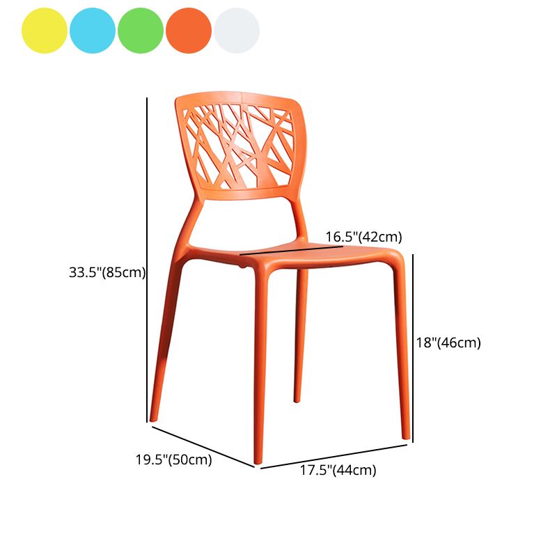 Scandinavian Plastic Patio Dining Side Chair Open Back Dining Side Chair Clearhalo 'Dining Chairs' 'Dining Tables & Seating' 'dining_chair' 'furn' 'furn_dining_chair' 'Furniture' 'furniture_dining_chair' 'Kitchen & Dining Furniture' 1200x1200_5b86660a-1e26-4fde-a1d2-1c99b6019173